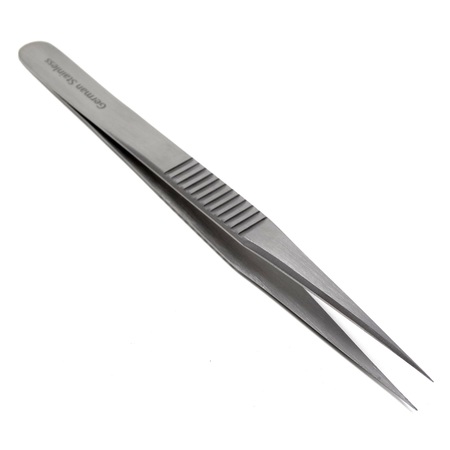 A2Z SCILAB Watch Jewelery Repair Tweezers #3 Fine Point Forceps Ridged Grip A2Z-ZR278